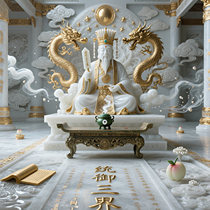 玉帝灵签神像
